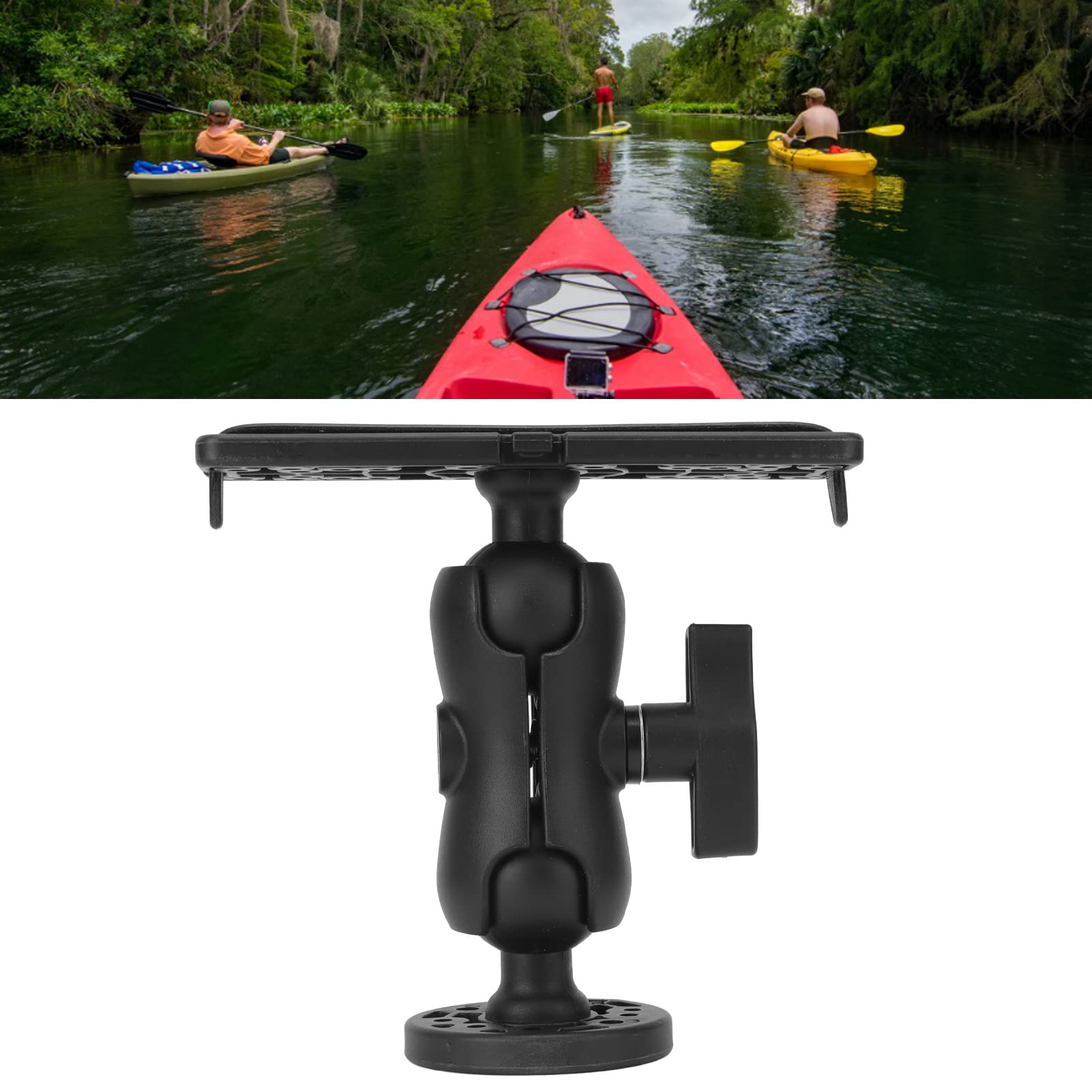 Amazon | 魚群探知機マウント ベース ユニバーサル 360度 回転ボール 