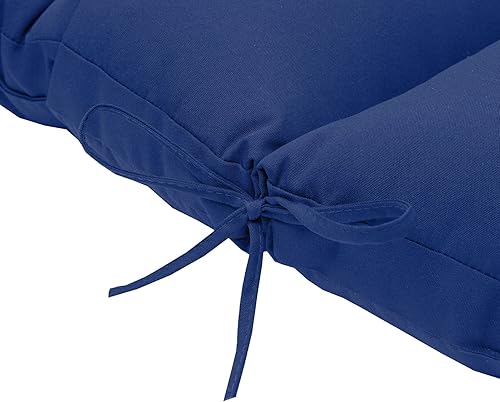 Miniatura 4 de QILLOWAY Cojín para silla de respaldo alto para interiores y exteriores, para Adirondack, para primaveraverano, para todo tipo de clima, repuesto