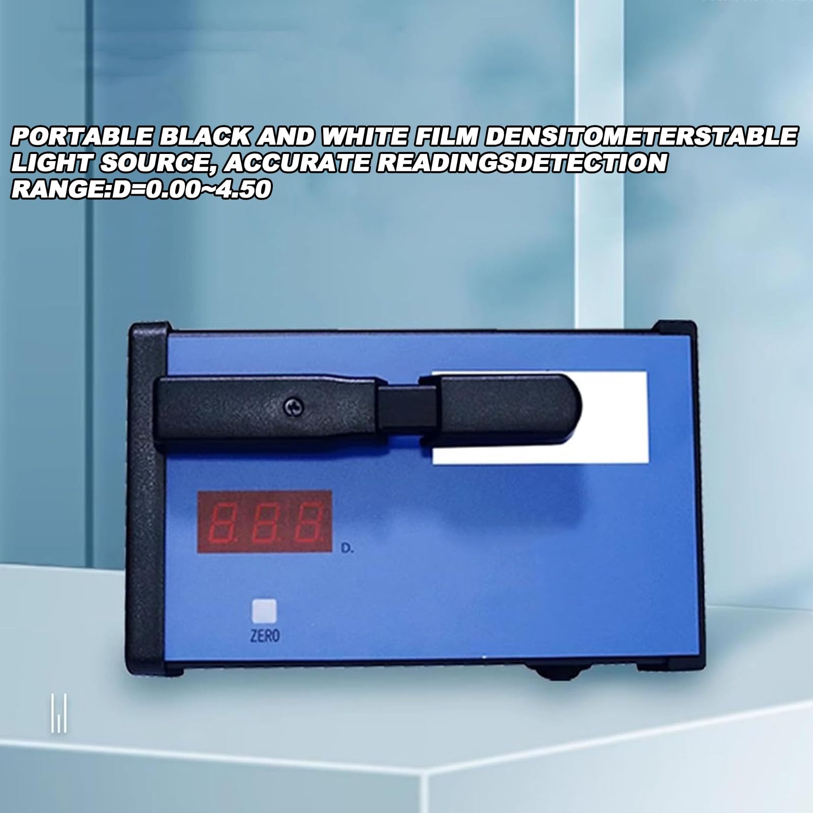 Densitometer, tragbares Übertragungsdichtemessgerät, Bereich 0,00–4,50, 1 s Lesezeit, 2,0 mm Lichtlochdurchmesser zum Testen von Dichtewert und Differenz