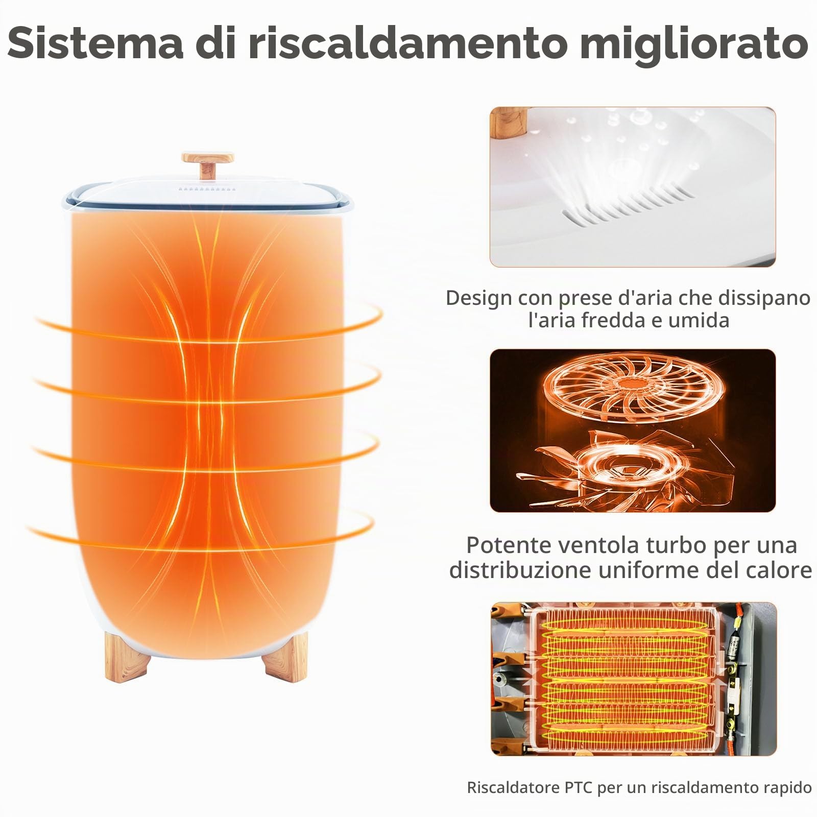 LIFEZEAL Scaldasalviette elettrico da 35 l, scalda asciugamani con modalità a secco e funzione timer, per bagno, accappatoio, coperta e pigiama