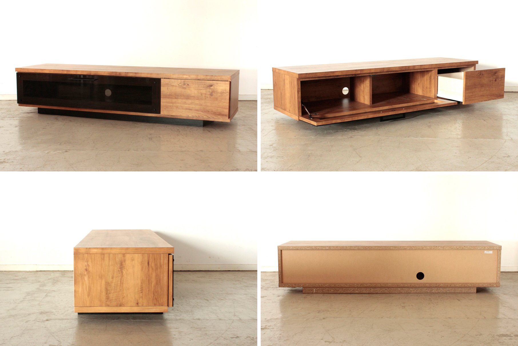 ローボード テレビ台 140cm幅 ナチュラルウッド 大川家具 東馬