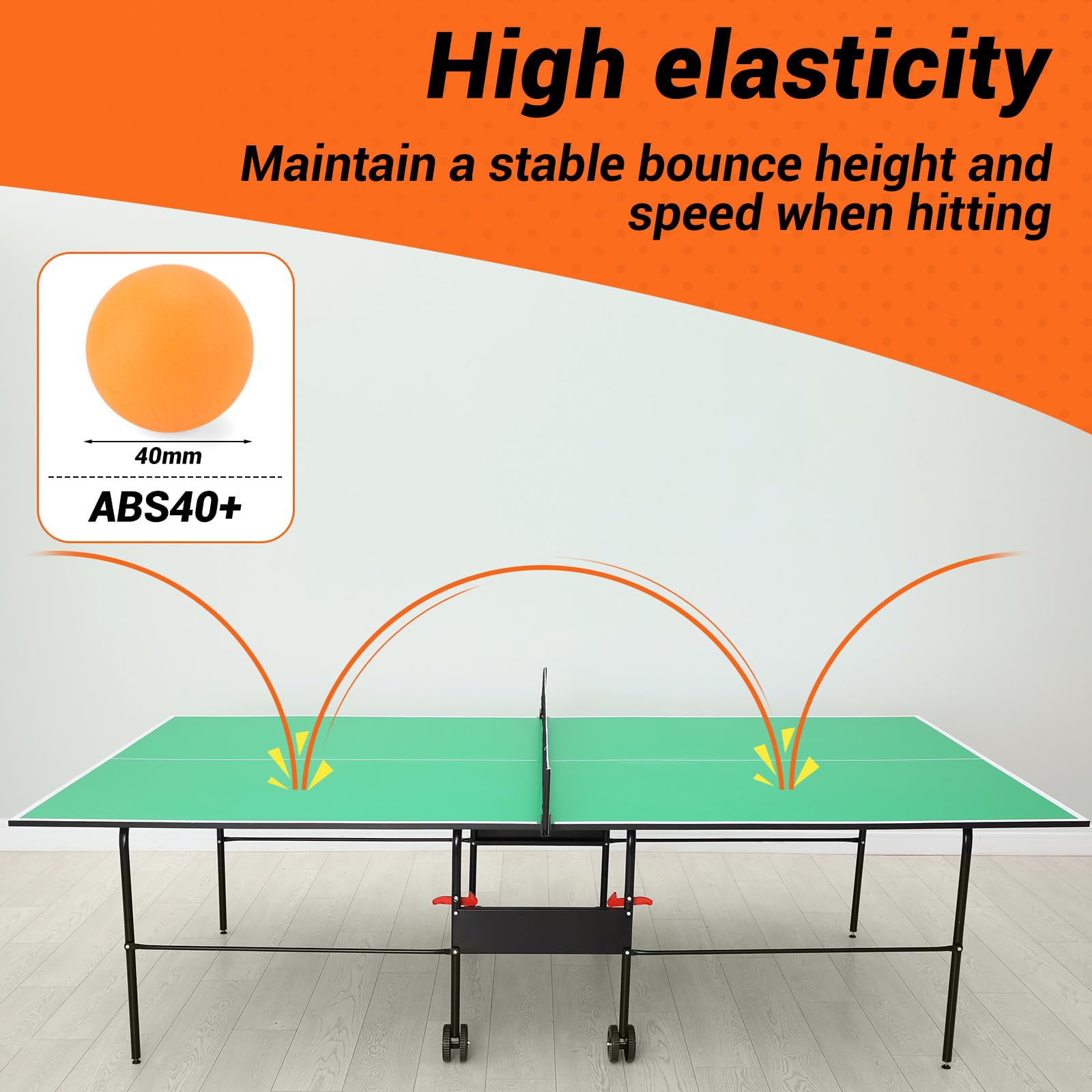 BBWELL Palas Ping Pong Set,Ping Pong Racket Pala Profesional Set,Entrenamiento o Kit de Raqueta recreativa,con 2 Palas 3 Pelotas 1 Bolsa,para Ocio Entrenamiento Interior Exterior — view 5