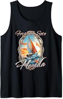 Sailing Fort DeSoto Florida Sea and Sunshine Tank Top