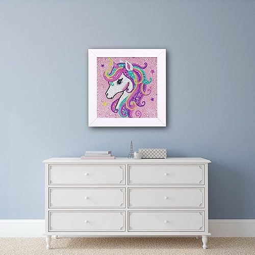 Miniatura 8 de JOYSTRY Kits de pintura de diamantes 5D para adultos, kits de pintura de diamantes para adultos, pintura con diamantes de perforación completa, kit