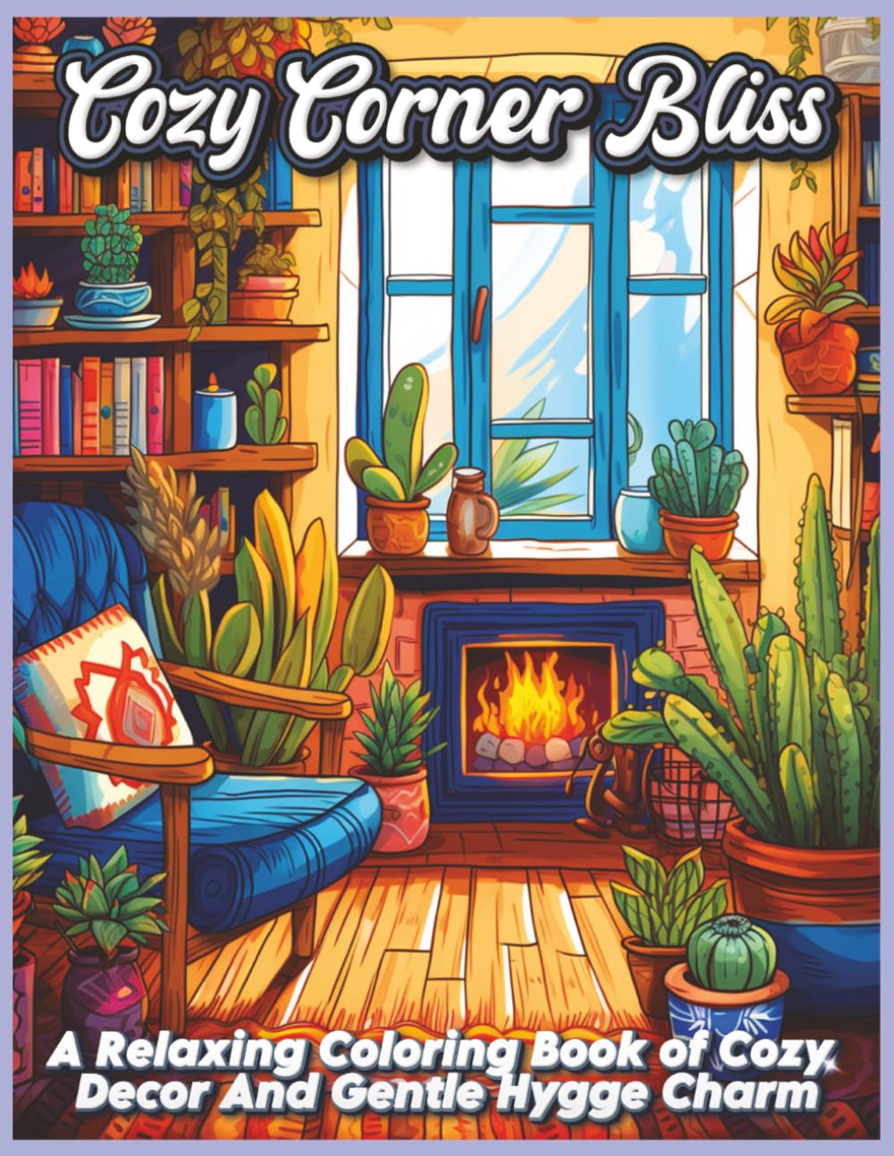 Cozy Corner Bliss: A Relaxing Coloring Book Of Cozy Decor And Gentle Hygge Charm (The Maison Hygge Collection)