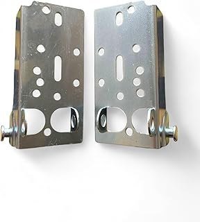 2 Pack Garage Door Bottom Lifting Brackets - Residential/Light Commercial Bottom Roller Brackets - Garage Door Fixture