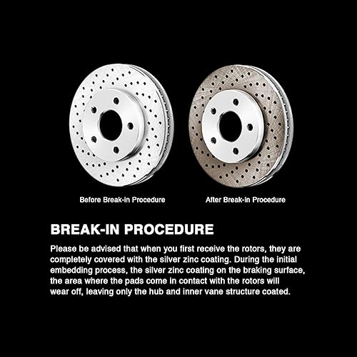 Miniatura 2 de Trasero perforado rotores de disco y pastillas de freno de cerámica 19972000mitsubishi montero