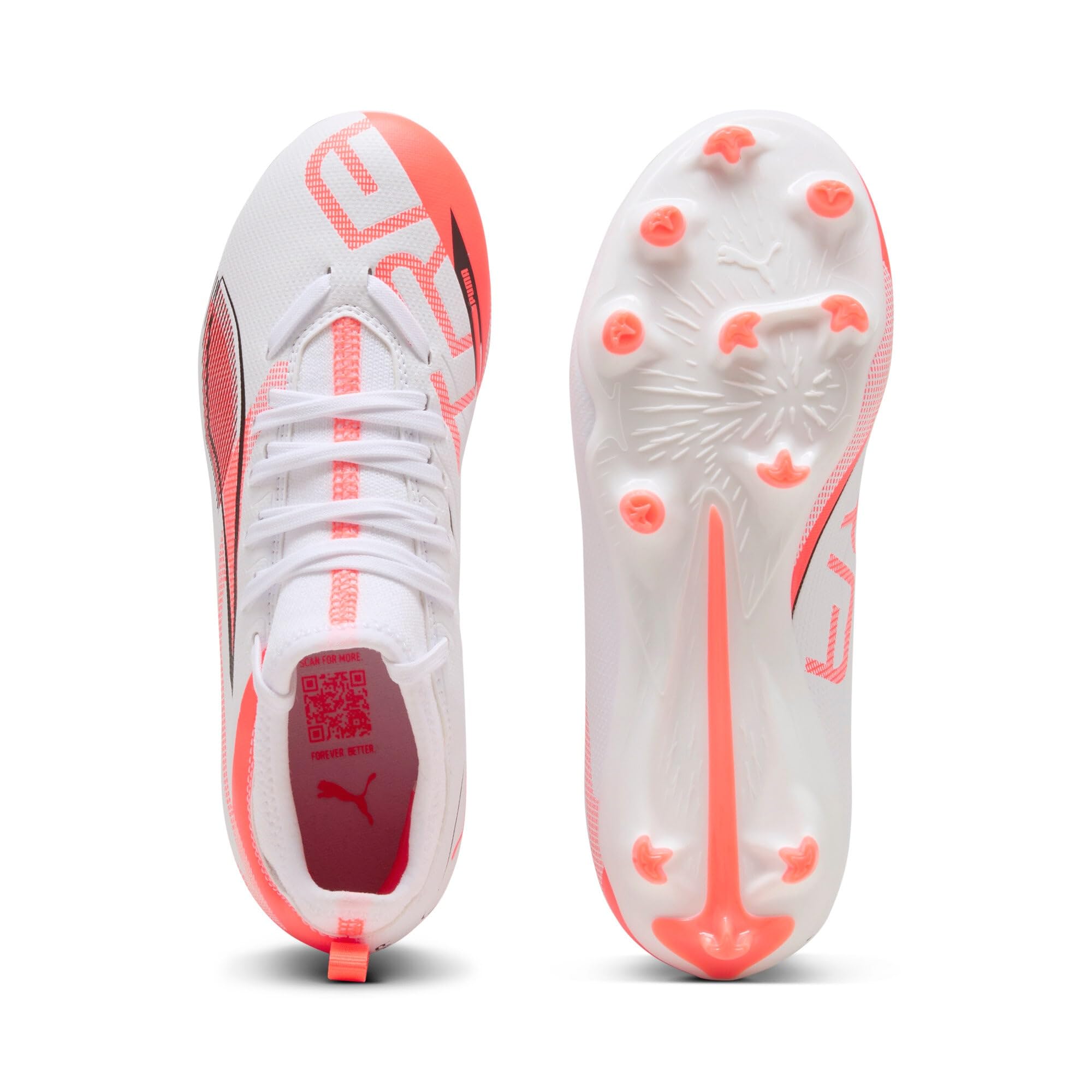 Puma Ultra 5 Match Fg/AG Jr Soccer ShoeUnisex - Bambini e Ragazzi