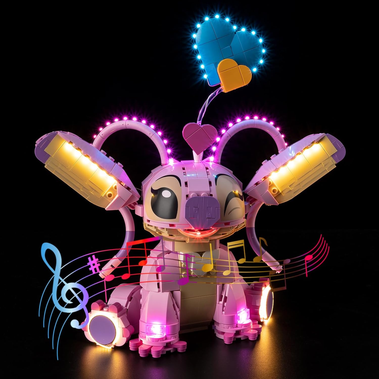 BrickSoul Sound & Light Kit for Lego 43257 Lilo & Stitch Angel Building Set | with Selectable Thematic Sound & Light Effects | Hidden Cable Tech (43257 Set NOT Included)