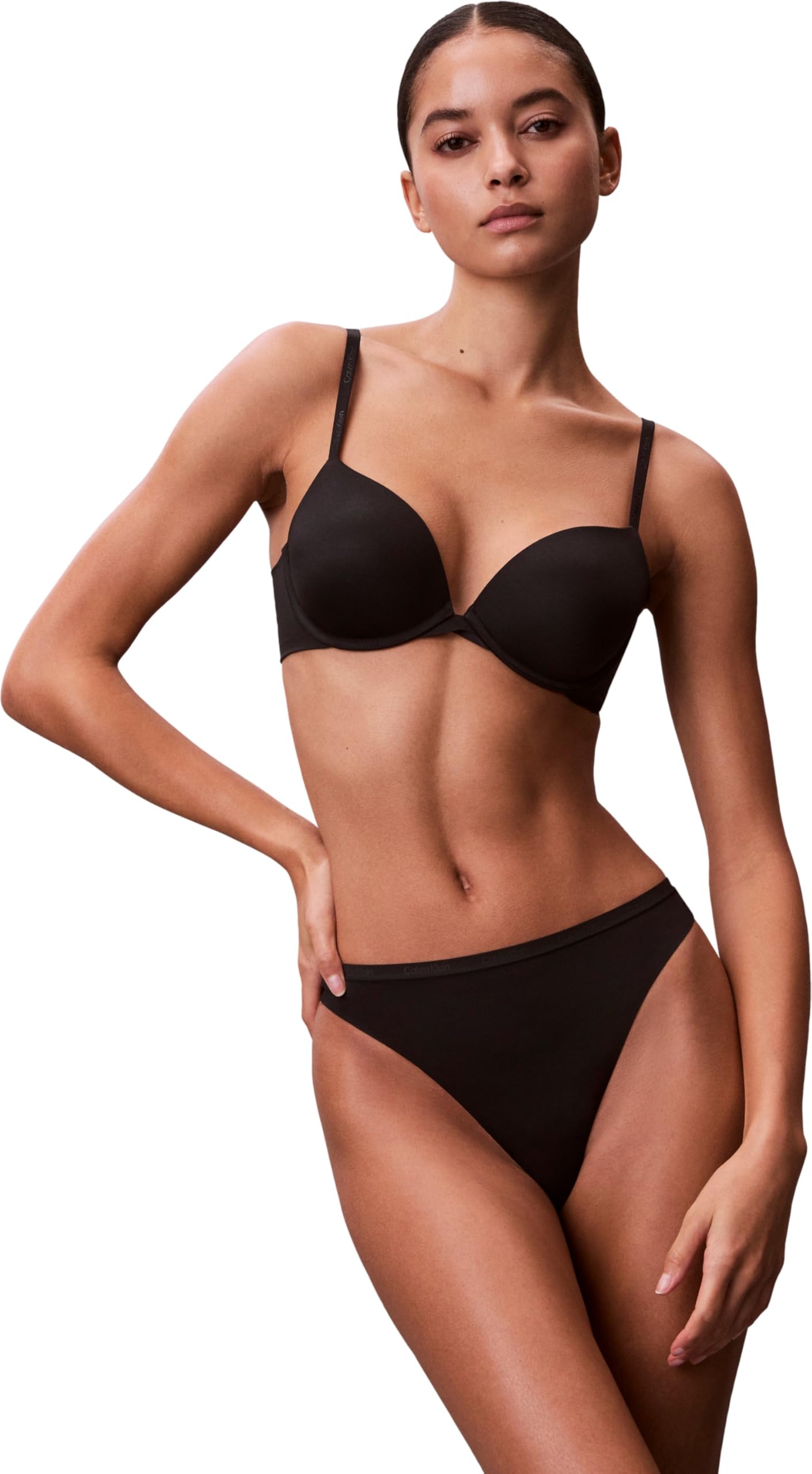 Calvin Klein Women's THONG, Black, L