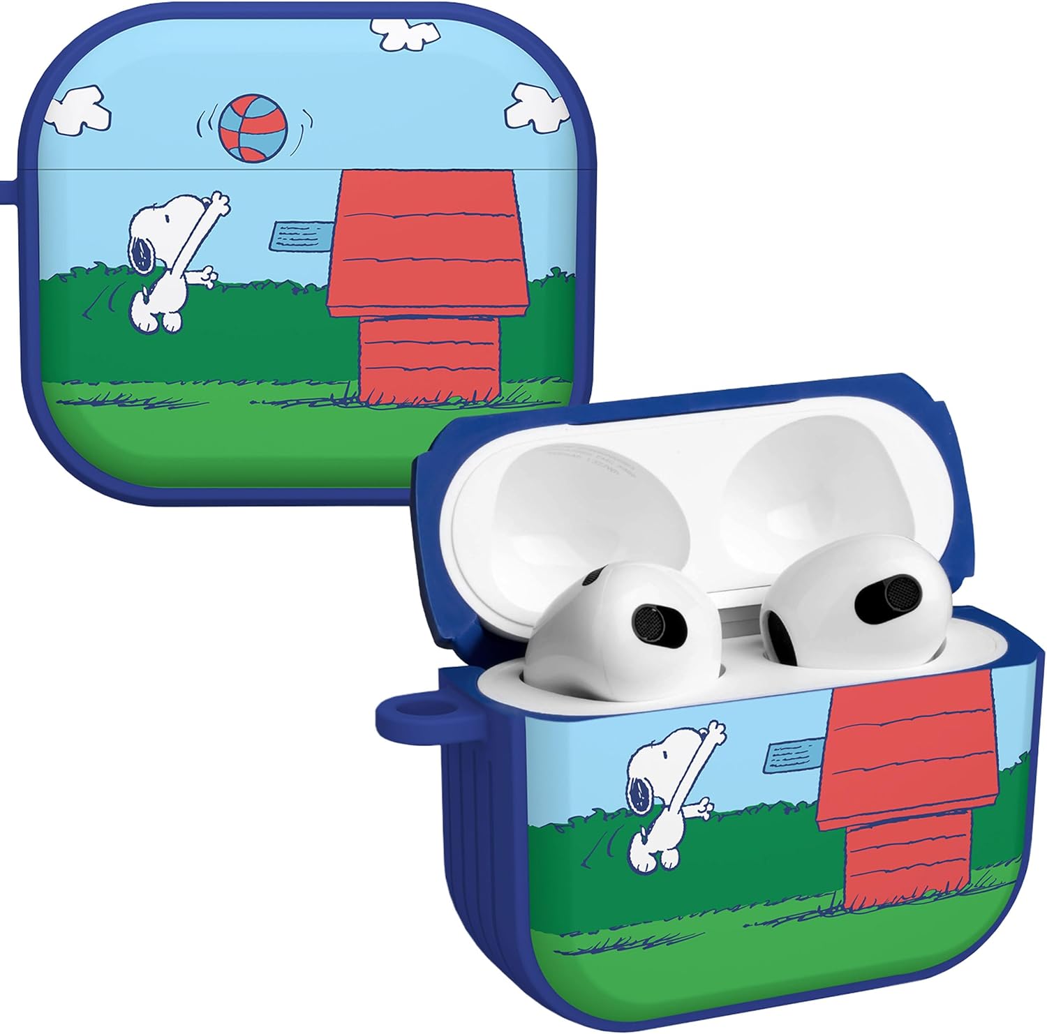 Affinity Bands Peanuts Snoopy in Sports HDX Case Cover Compatible with Apple AirPods Pro 1 & 2 (Surfing)