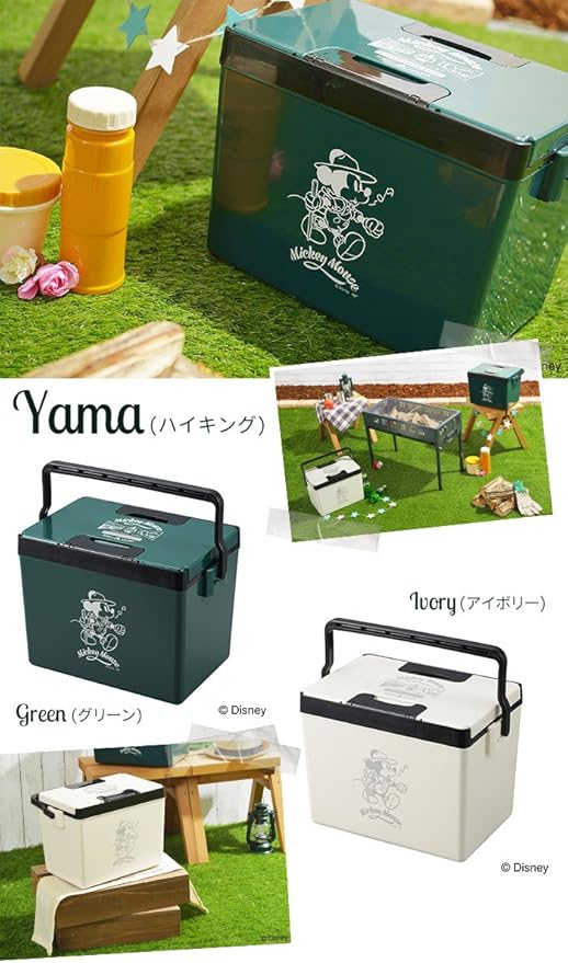 Amazon クーラーボックス 12l ミッキー 小型 クーラーbox ディズニー ミッキーマウス クーラーバッグ ランチボックス クーラー 保冷 冷蔵 ドリンク ペットボトル 缶 部活 釣り アウトドア キャンプ 海 海水浴 レジャー 運動会 フェス ピクニック 行楽 お弁当 おしゃれ