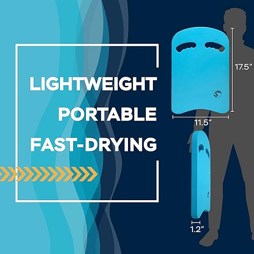 Vista 3 de Sunlite Sports Tabla de Patadas para Natación - Talla Única para Todos - Una Gran Ayuda de Entrenamiento para Niños y Adultos