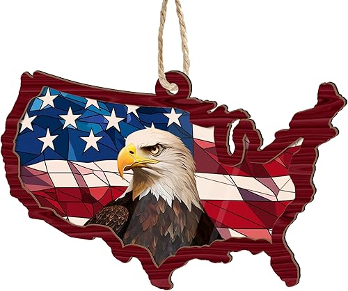 Artsy Woodsy Adorno de Navidad de veterano para árbol de Navidad, plano 2D (no adorno 3D), regalos para soldado veterano, fuerzas armadas,