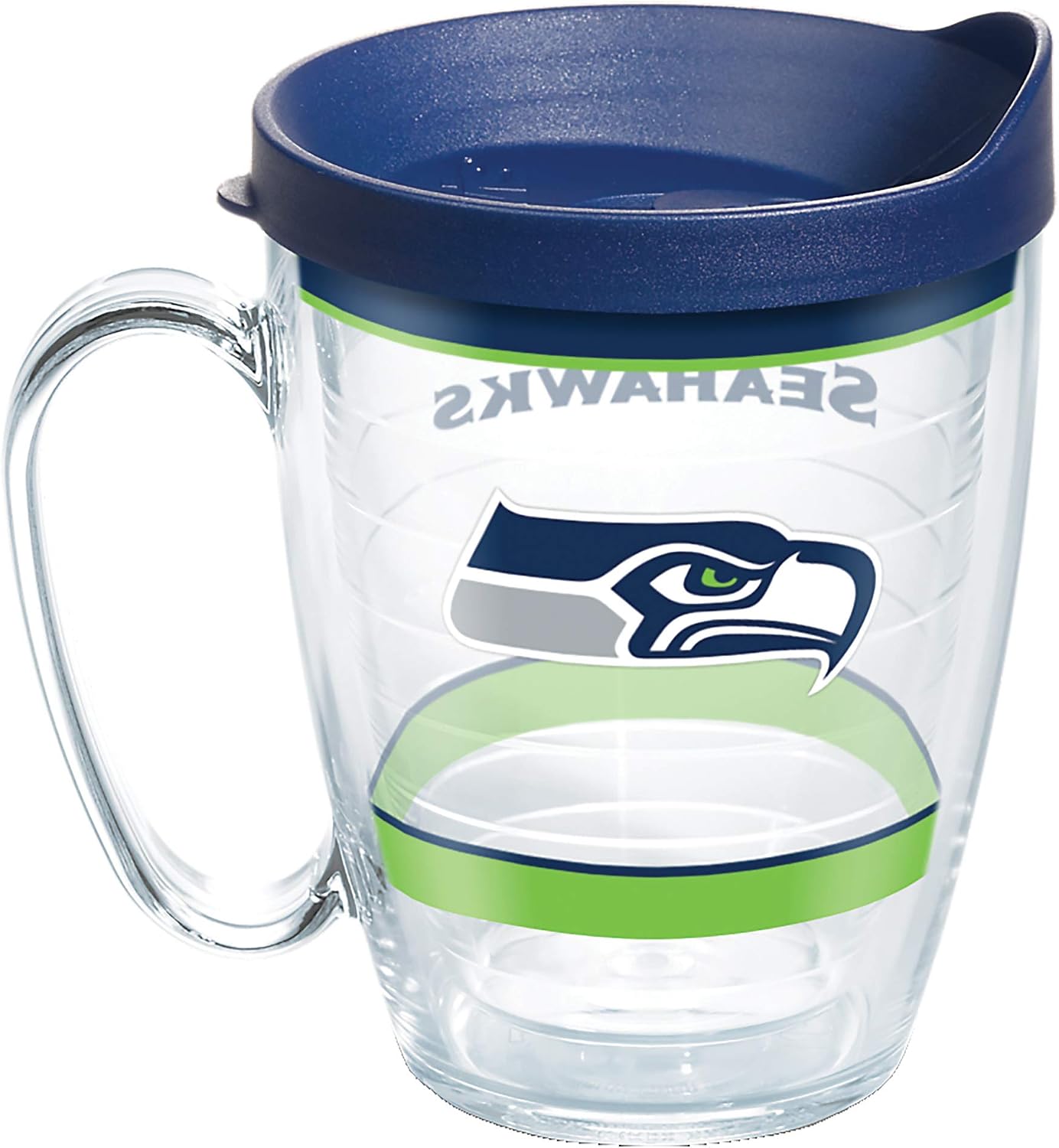 Tervis NFL Seattle Seahawks - Tradition Made in USA Double Walled Insulated Tumbler Travel Cup Keeps Drinks Cold & Hot, 16oz Mug, Classic