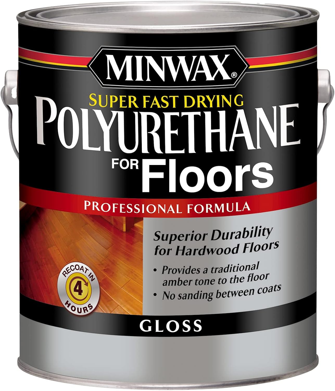1-Gallon Clear Gloss Polyurethane for Hardwood Floors