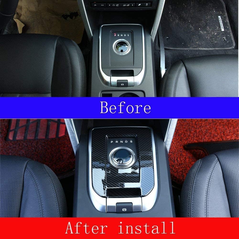 Autobro for Land Rover Discovery Sport 2015-2019 ABS Plastic Gear Shift Cover Trim Car Accessories Carbon Black