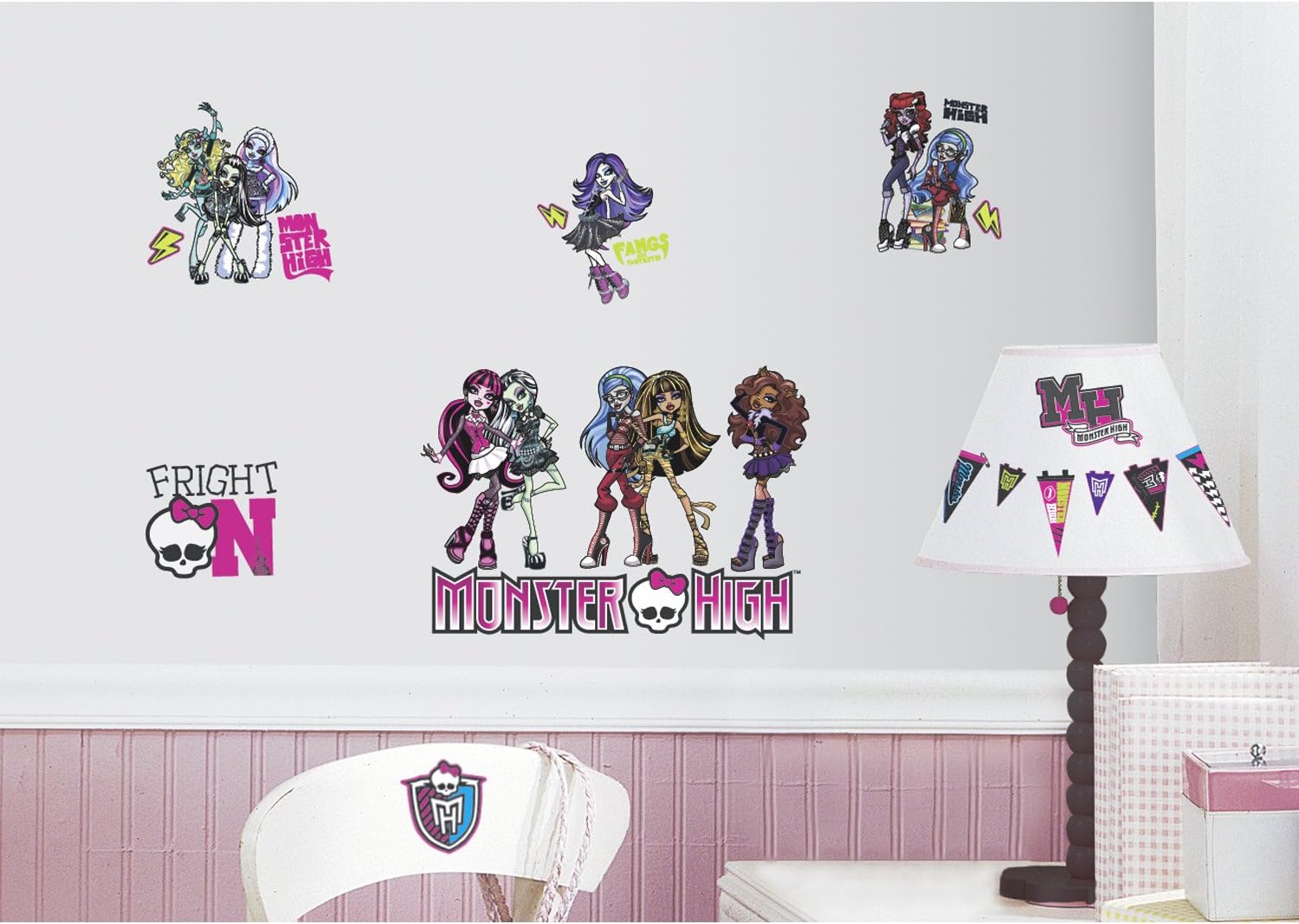 RoomMates RMK2190SCS Monster High Peel and Stick Wall Decals