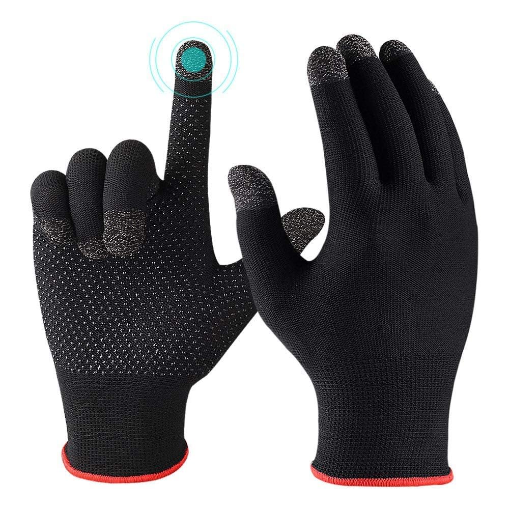 Universal PUBG Game Full Hand Gaming Gloves, Anti-Sweat Breathable, Touch Finger Nano-Silver Fiber for Bike Riding, Men & Women Gloves-image-42