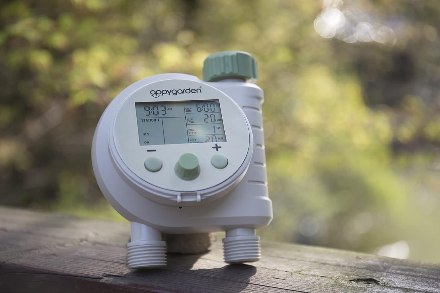 Edge 2 Plus Programmable Automatic Sprinkler Hose Faucet Timer (Double Port)