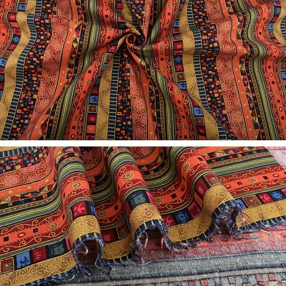 NYSDM 5 sztuk 50 * 50 cm/19,6 * 19,6 cala Bawełniane paski do pikowania tkaniny Jelly Roll paski tkaniny etniczne patchwork rzemieślniczy patchwork
