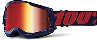 Vista 7 de 100% STRATA 2 Goggles – Gafas deportivas para motocross y ciclismo de montaña – Gafas para ciclistas – Gafas de motocross para hombre