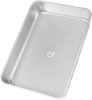 Textured Aluminum 9x13 in Cake Pan by Ultra Cuisine – Durable, Oven-Safe, Warp-Resistant, Easy Clean for Cooking and Baking