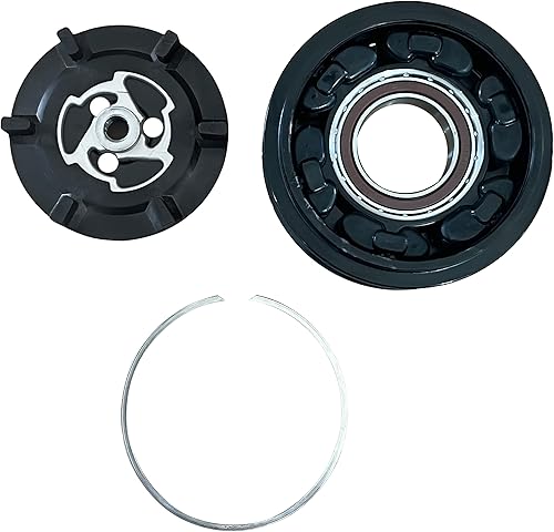 Miniatura 2 de RYC nuevo A/C compresor embrague IH356-01-CL (6 ranuras, polea de 4.016 in)