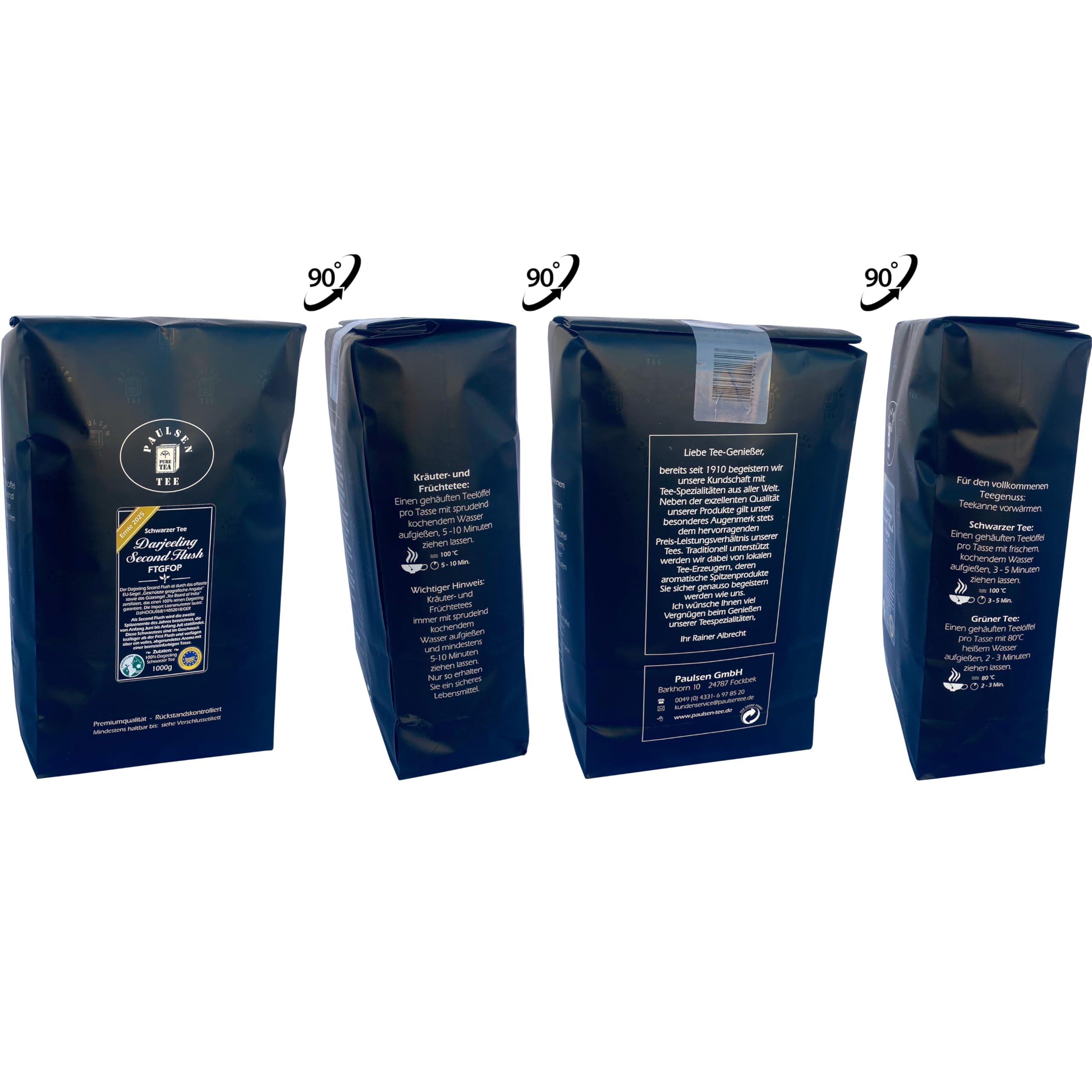 Paulsen - Darjeeling Second Flush FTGFOP - Ernte 2025-1000g