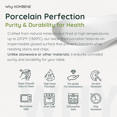 Miniatura 3 de HOMBENE - Reposacuchas de porcelana para encimera de cocina, de cerámica, pequeño cucharón de 4.5 pulgadas, soporte para cuchara para encimera de