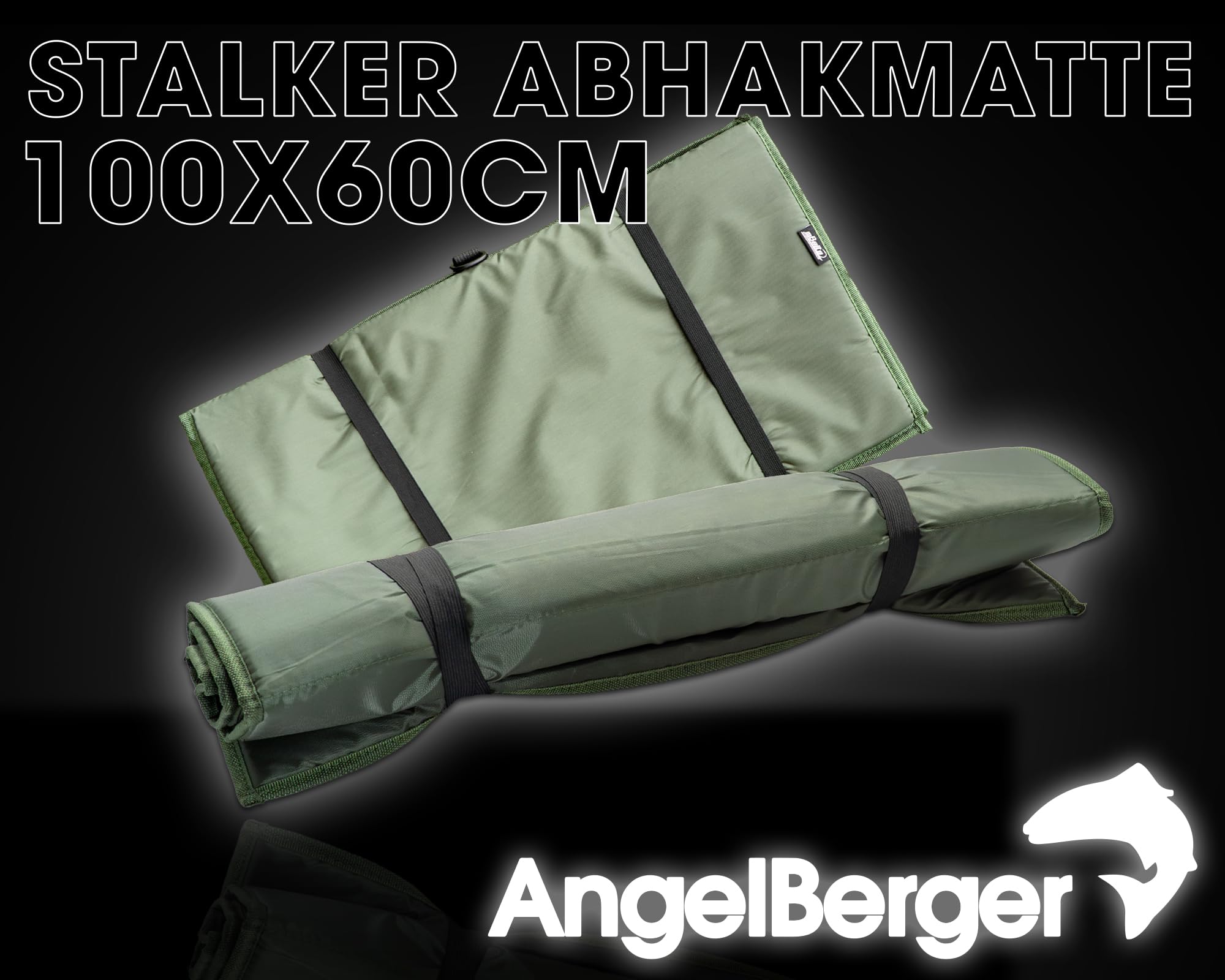 Angel-Berger Stalker mata do rozkręcania karpi na wędkarstwo Karpiowa mata do wędkarstwa