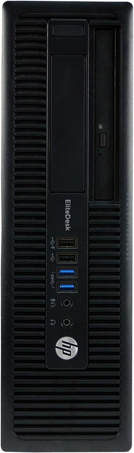 HP EliteDesk 705 G1-SFF, A6-7400B 3.5GHz, 16GB RAM, 2TB Hard Drive, DVDRW, Windows 10 Pro 64Bit (Cerfified Renewed)