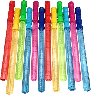 oojami 1 Dozen Super Value Pack: 14.6' Big Bubble Wand Assortment Ideal for Summer Toys, Easter Stuffers, Toy Party Favors, Birthday, School, Graduation