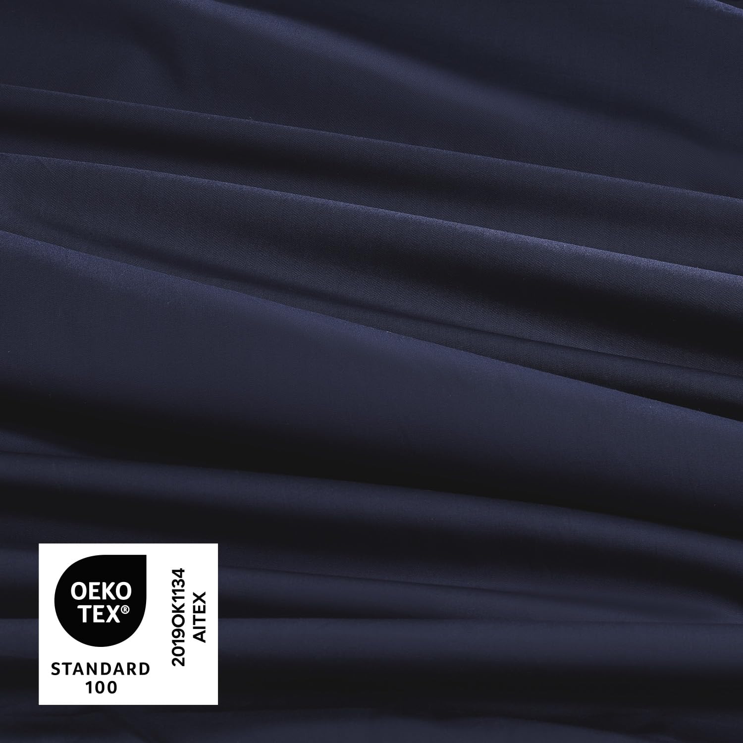 GUZZINI Classic - Drap Plat 2 Personnes 240x280 en 100% Coton Percalle Certifié OekoTex Frais et Respirant, Draps Housses Dessus de Lits pour Linge de Lit, Drap Housse Douce et Durable pour Lit Double