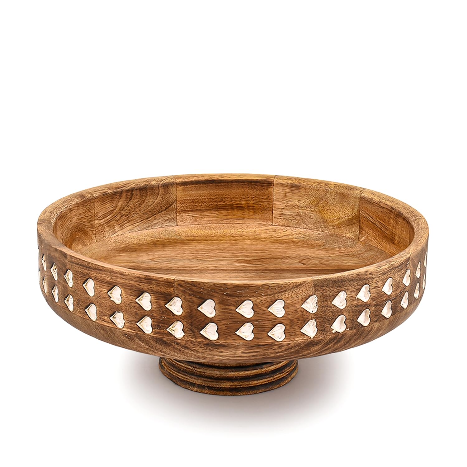 Cuenco decorativo de madera Mahasu para ensaladas en cenas familiares