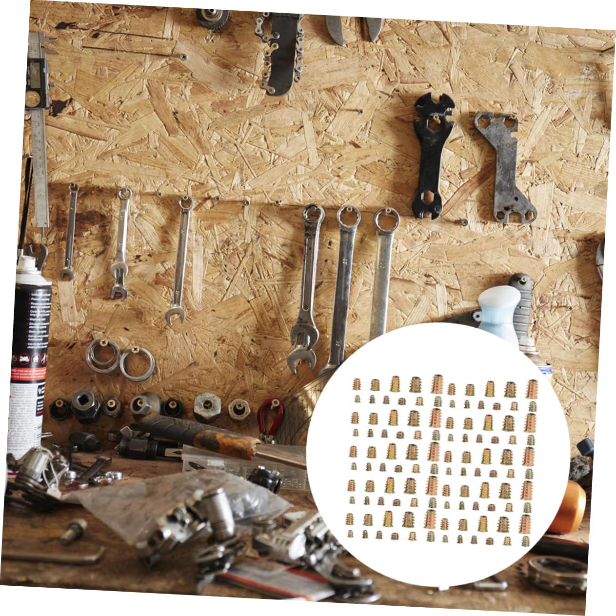 460pcs T Nut Assortment Alloy Threaded Insert Nuts M4-M10 for Wood Furniture Easy Installation