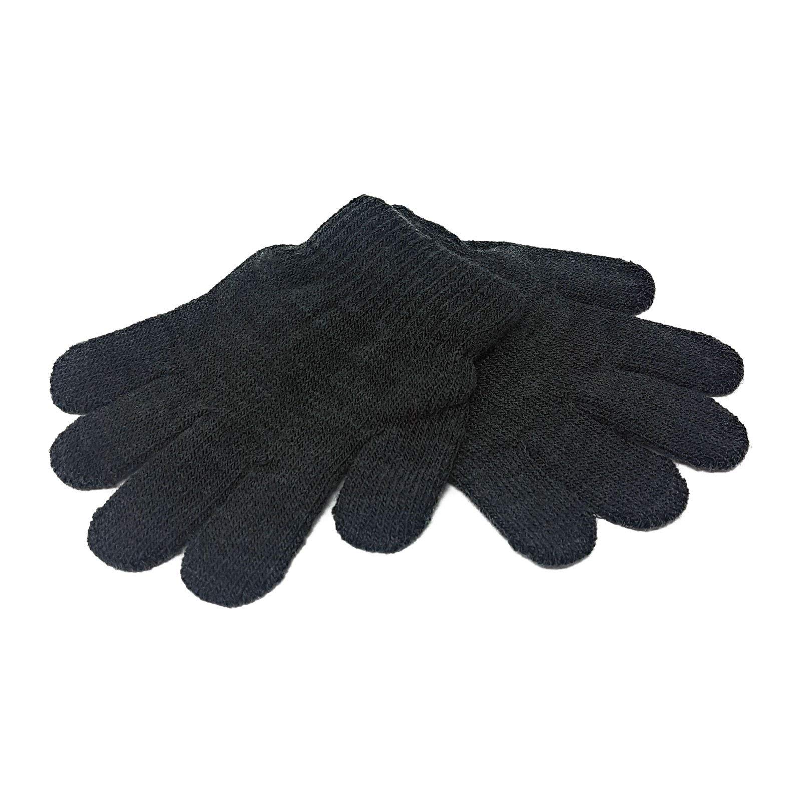 Ws Uk Unisex Kids Dark Grey Kids Magic Winter Gloves [Dark Grey]