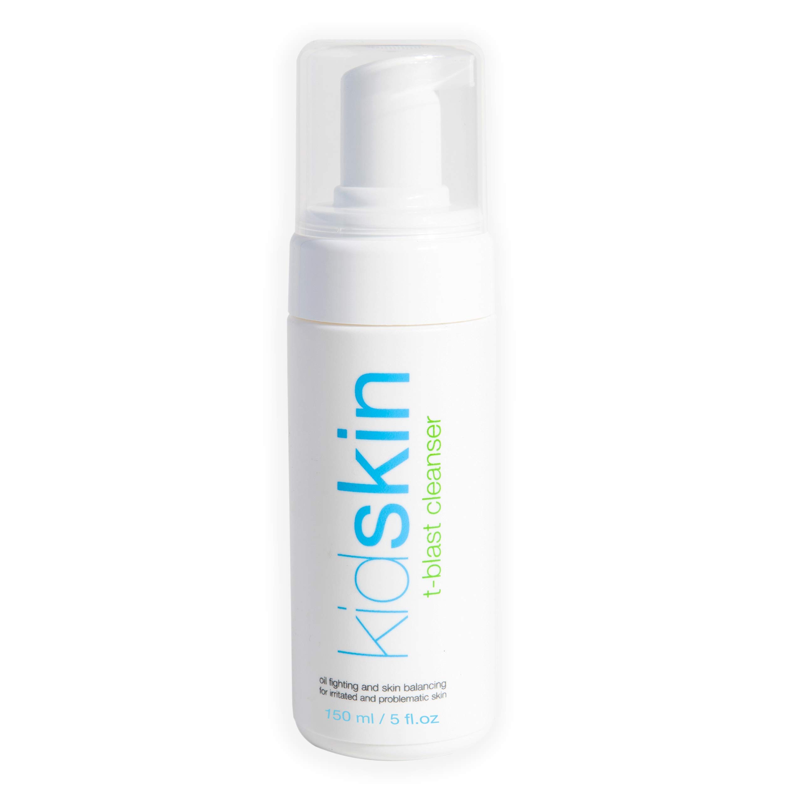 Kidskin TBlast Cleanser Foaming Facial Skin Cleanser for Kids and Preteens with Acne and