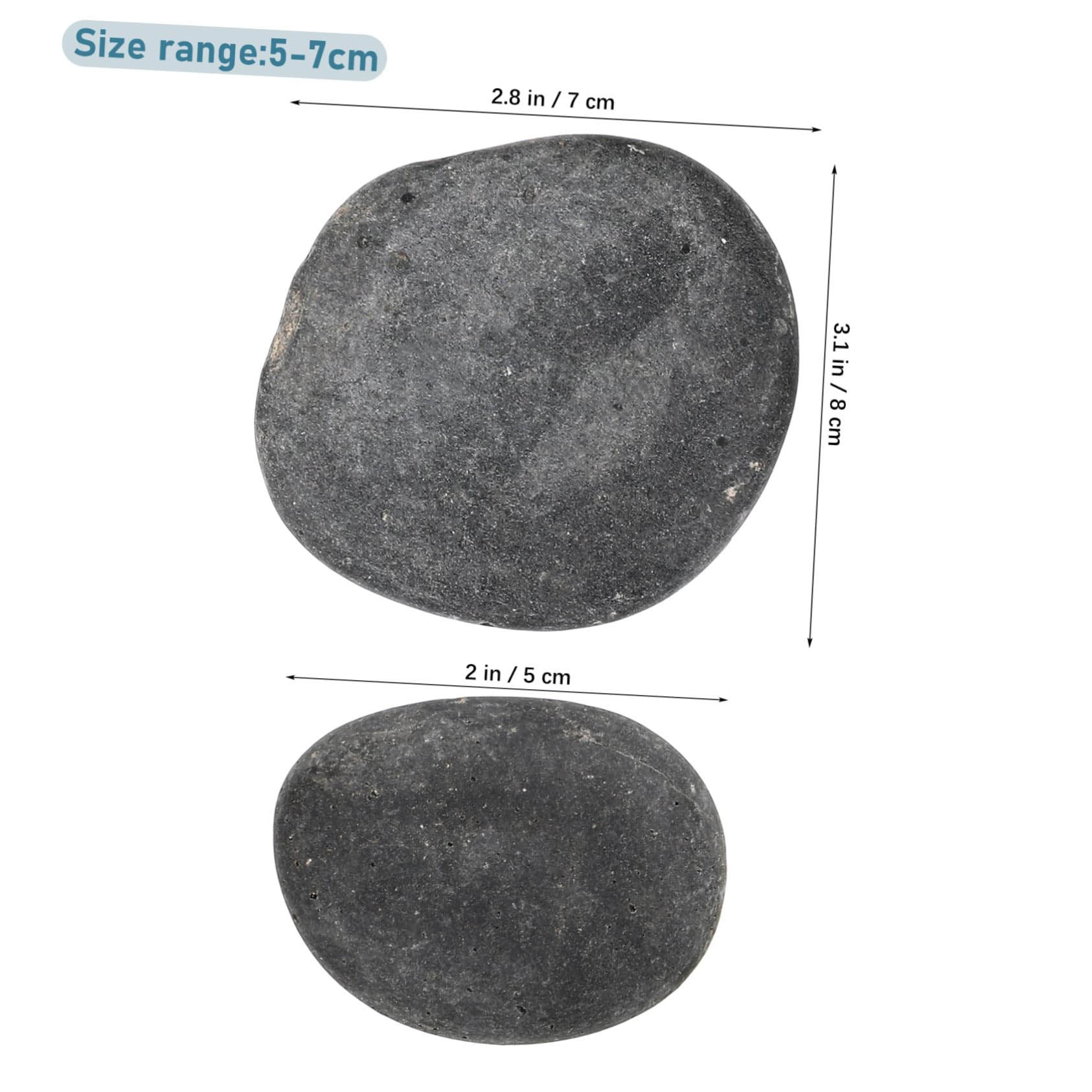 Pietre da Dipingere Piatte 9 Pezzi, Sassi Lisci Decorativi