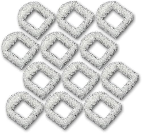 12 prefiltros de espuma para fuente de agua Drinkwell Lotus Avalon o Pagoda de acero inoxidable 360 color blanco