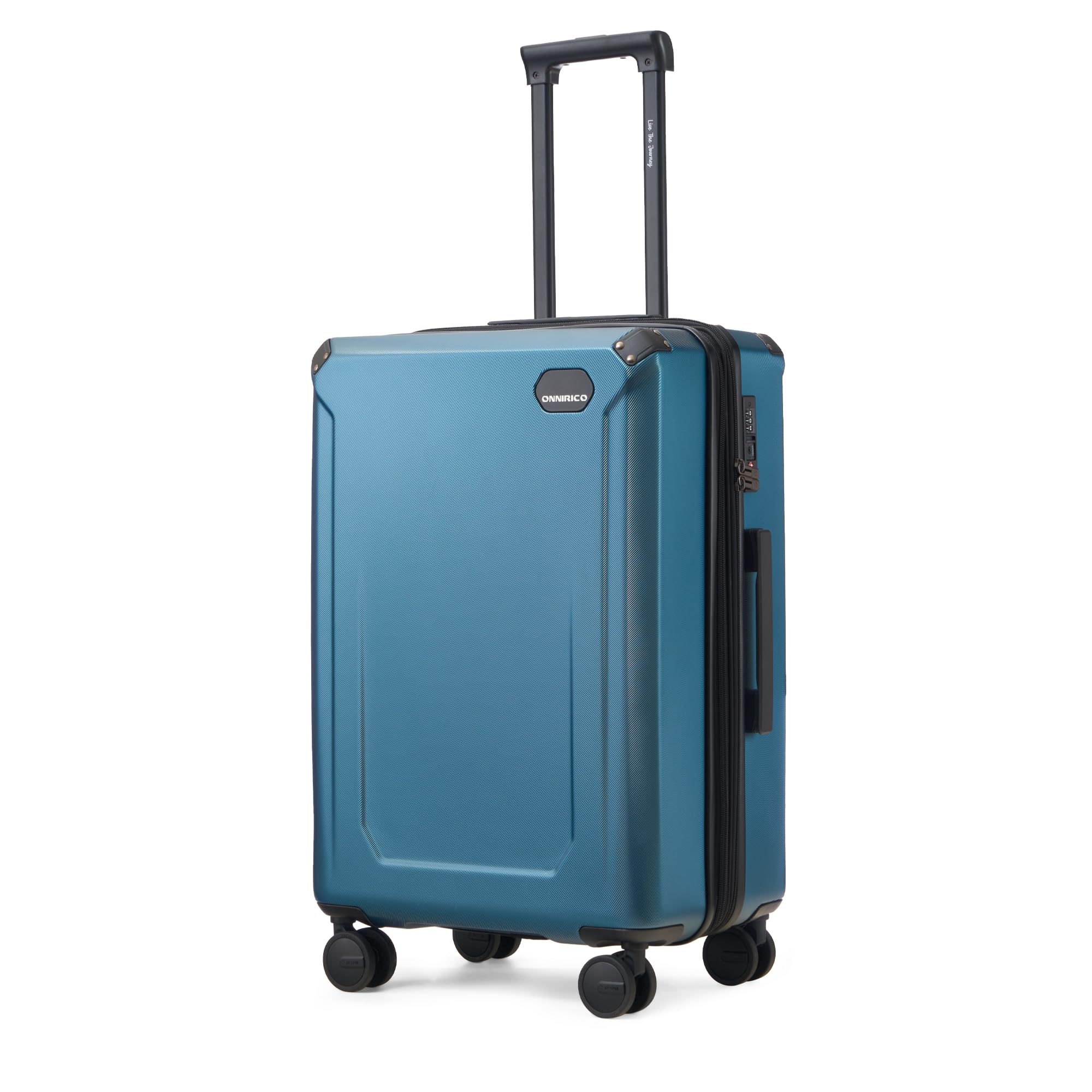 onnirico Aqua Vista Polycarbonate Medium Luggage 65 cm, Hard-Sided Trolley Bag with USB Charging Type-A & Type-C, Lightweight Expandable Travel Suitcase with Hinomoto Spinner Wheels, Royal Blue-picture-10