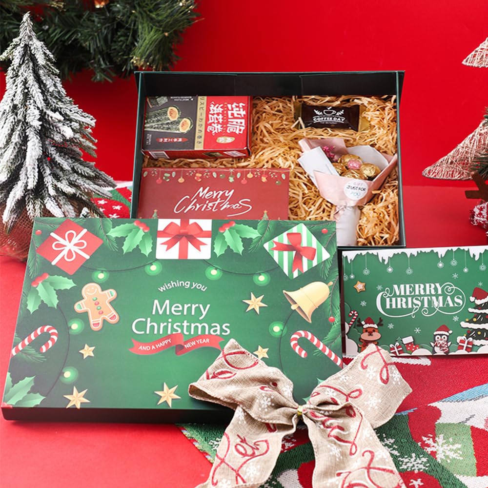 Boîte-cadeau de noël, sac cadeau pliable, boîte-cadeau rebondissante Boîte-cadeau de noël, sac cadeau pliable, boîte-cadeau rebondissante