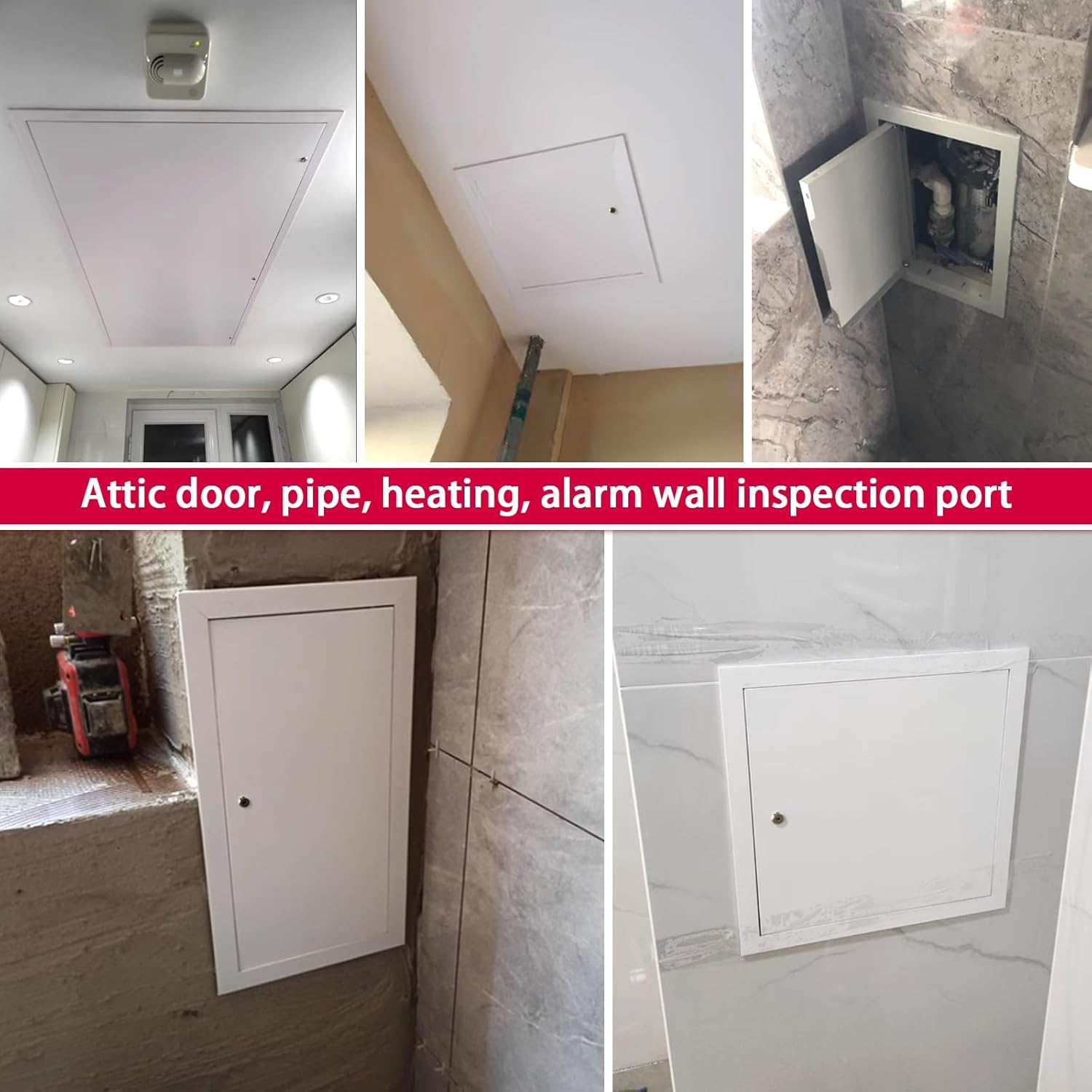 22x30 24x36 30x30 Attic Access Panel Ceiling Metal access Panel Door with Lock Wall Inspection Hatch/Plumbing Revision Door Electrical panel Cover Service Customize