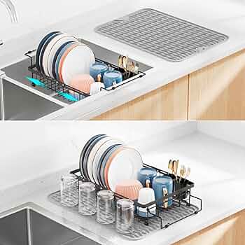 DISH// 「#DISH」 Amazon.com - iSPECLE Expandable in Sink Dish Drying Rack