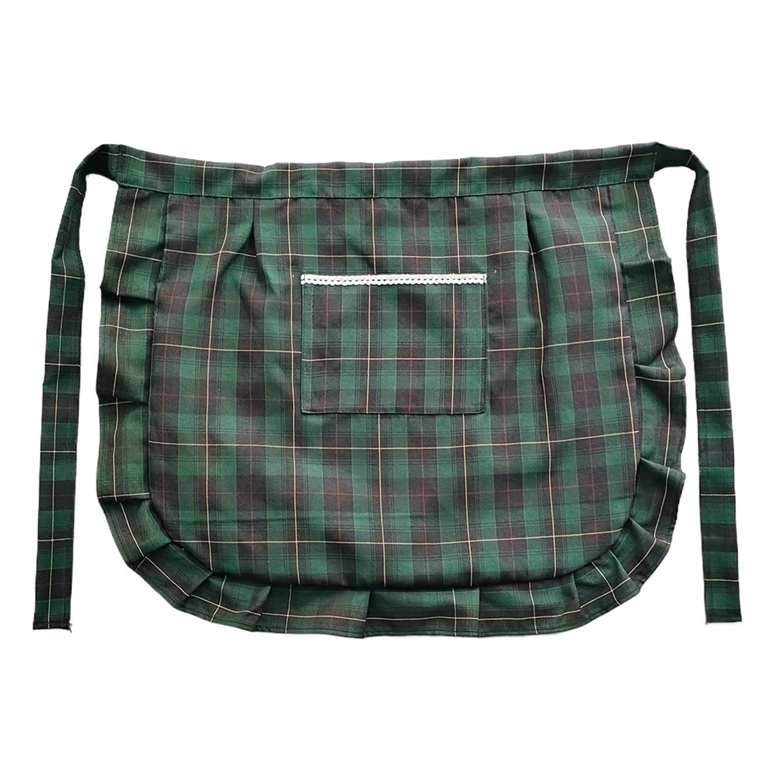 Küchenschürze, wasserdicht, Anti-Fouling und Anti-Öl, Halbkörperschürze, halbgeschnitten, for Erwachsene, kurze Schürze, Damen, for die Arbeit Restaurant Café Schürze