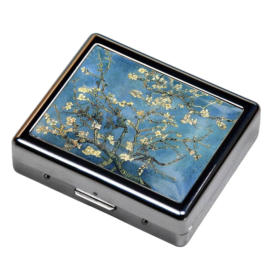 Amazon.com: DingRound Silver Vintage Pill Box 7 Day Metal