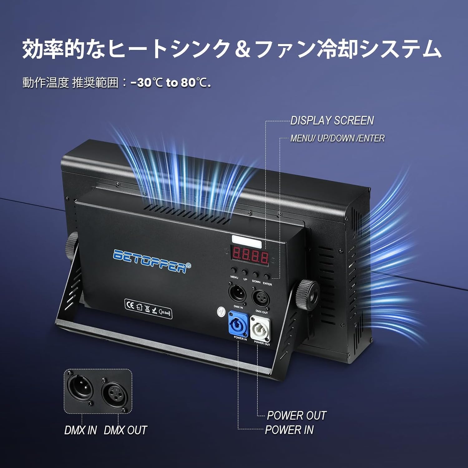 Betopper LF2405 舞台照明マトリックスビームストロボ効果ライト1個 Amazon.co.jp: Betopper 300W 舞台照明マトリックスビームストロボ効果