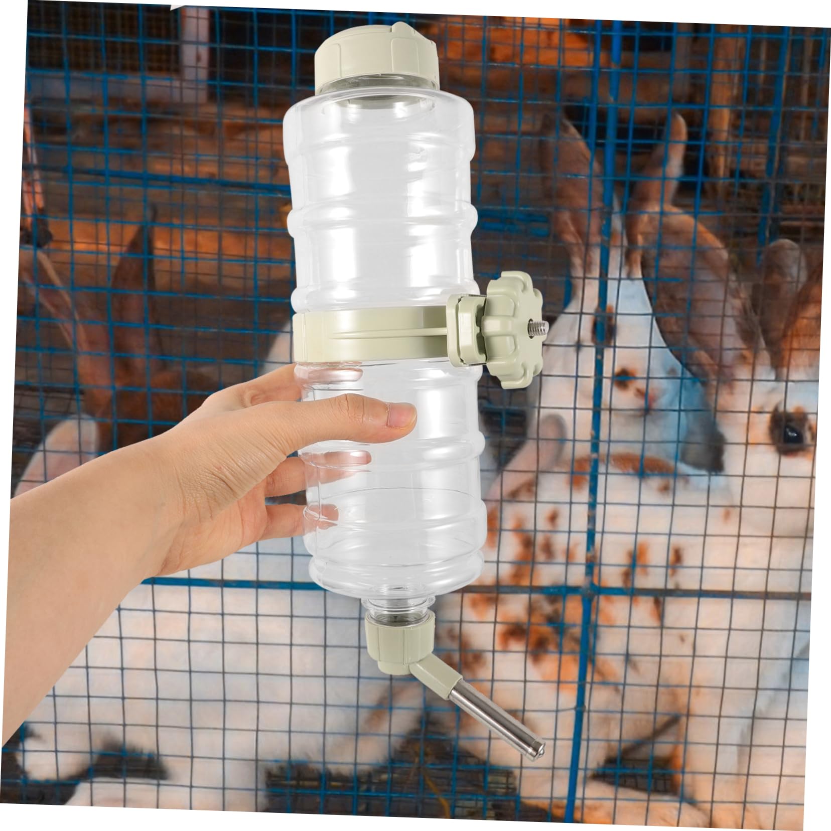 Milisten 3stücke Hundewasserflasche Für Käfige Auslaufsicherer Wasserspender Für Kleine Tiere Mit Automatischer Fütterung Für Hunde Katzen Kaninchen Und Meerschweinchen