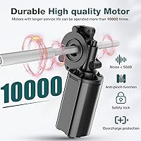 Vista 8 de SMUG Escritorio eléctrico de pie ajustable en altura, escritorio de pie de 55 x 24 pulgadas, escritorio de oficina en casa, escritorio ergonómico