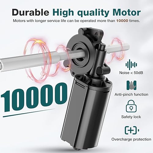 Miniatura 9 de SMUG Escritorio de pie, 48 x 24 pulgadas, escritorio eléctrico de altura ajustable para computadora para oficina en casa, mesa de juegos para